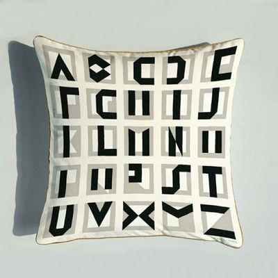 หมอนแฟชั่น 18x18 นิ้วปลอกหมอนอิงผ้าฝ้าย Jacquard ตกแต่ง