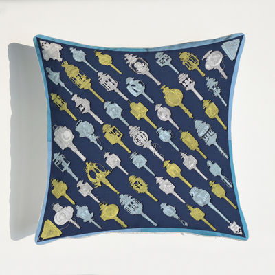 Jacquard Printed Cushion Cover ชุดหมอนอิงลายดอกไม้สไตล์เรียบง่าย