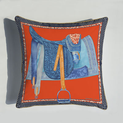 Jacquard Printed Cushion Cover ชุดหมอนอิงลายดอกไม้สไตล์เรียบง่าย
