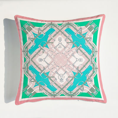 ตกแต่งบ้านพิมพ์ปลอกหมอนอิงแฟชั่นหรูหราสแควร์ Jacquard โยนหมอน