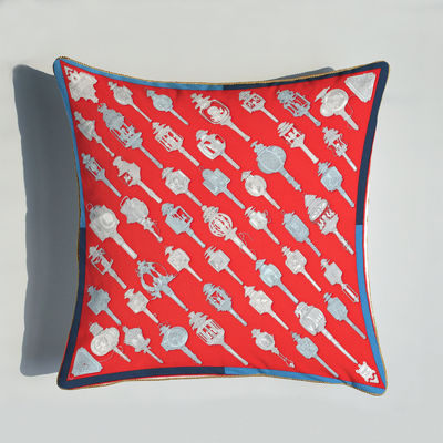 ตกแต่งบ้านพิมพ์ปลอกหมอนอิงแฟชั่นหรูหราสแควร์ Jacquard โยนหมอน