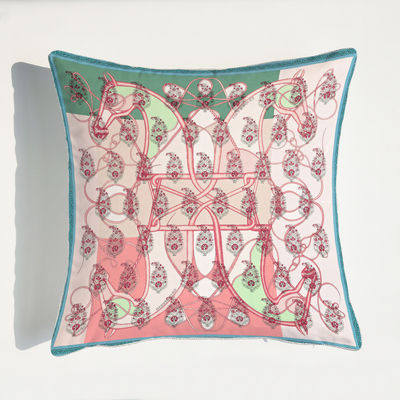 ตกแต่งบ้านพิมพ์ปลอกหมอนอิงแฟชั่นหรูหราสแควร์ Jacquard โยนหมอน