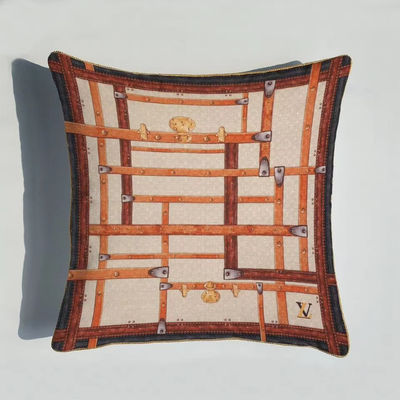 โพลีเอสเตอร์กันน้ำพิมพ์ปลอกหมอนอิงบ้านตกแต่งสวนเบาะโซฟาฤดูใบไม้ผลิ