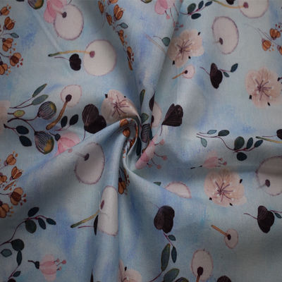 47 * 58 180gsm พิมพ์ Lenzing Ecovero Viscose Rayon Twill Fabric