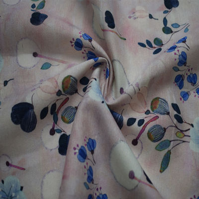 47 * 58 180gsm พิมพ์ Lenzing Ecovero Viscose Rayon Twill Fabric