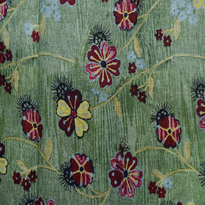 55% Viscose 45% Ramie Digital Printing Dress ผ้าฝ้าย