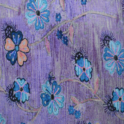 55% Viscose 45% Ramie Digital Printing Dress ผ้าฝ้าย