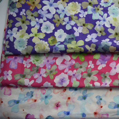 ผ้าป่าโพลีเอสเตอร์ผ้าฝ้ายย้อมสีล้วน 30s * 41s