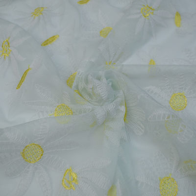 Soft Roll Bolt ไนลอนตาข่ายผ้าตาข่าย Tulle Eyelet อย่างยั่งยืน