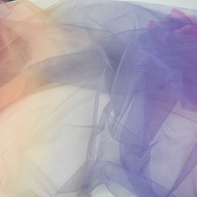 ผ้าไนล่อน Tulle ม้วน 100% ผ้า Tulle นุ่มผ้าตาข่ายมุก