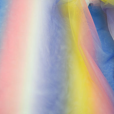 ตกแต่งชุดแต่งงานตาข่ายนุ่มผ้าไหมไนล่อน 100% สำหรับเด็กกระโปรงตู