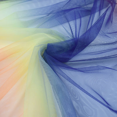 ผ้าไนล่อนนุ่ม Tulle งานแต่งงาน Glitter Illusion Bridal Tulle Fabric