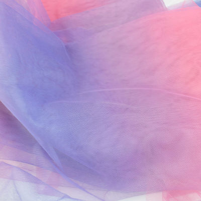 งานแต่งงานผ้าตาข่าย Tulle ตกแต่งสาวกระโปรงชุด DIY 100% Polyeste