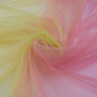 งานแต่งงานผ้าตาข่าย Tulle ตกแต่งสาวกระโปรงชุด DIY 100% Polyeste