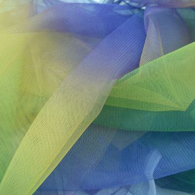 ผ้า Tulle เนื้อนุ่มยืดภาพลวงตา 100% PolyesterTextile Fabrics