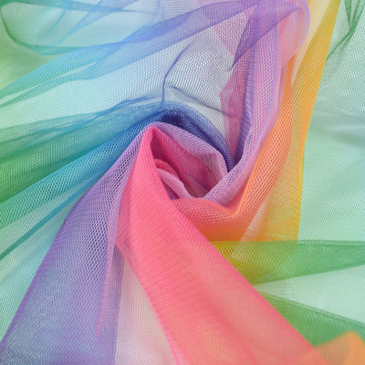 ผ้าคลุมหน้าเจ้าสาวไนล่อนสีขาวงานแต่งงานผ้าตาข่าย Tulle Net