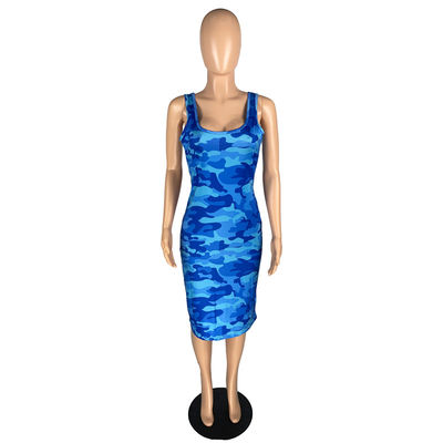 Milk Shreds Sea Blue Vest กระโปรงแขวนผู้หญิงหรูหราเซ็กซี่
