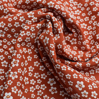 ผ้าพิมพ์ Poplin Cotton แบบกำหนดเองน้ำหนักเบา 100% สำหรับเสื้อผ้า