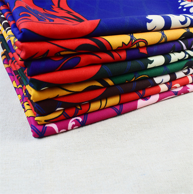 ODM ผ้าโพลีเอสเตอร์สีดำสำหรับเสื้อผ้า DIY ตกแต่ง