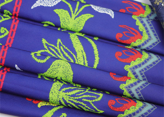 ผ้าโพลีเอสเตอร์พิมพ์ลายดอกใหญ่สำหรับเครื่องประดับ