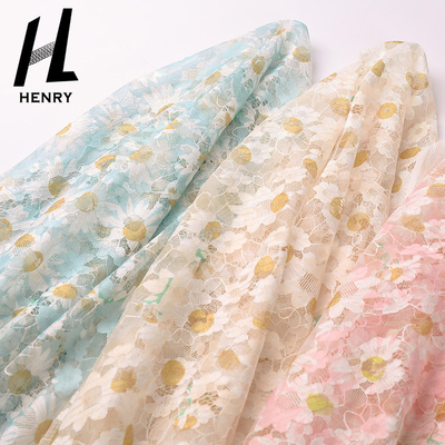 น้ำหนักเบาถักตาข่ายผ้า Tulle นุ่มสำหรับสุภาพสตรีเสื้อผ้า