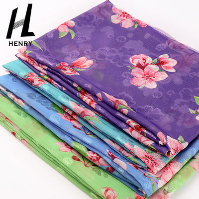 CE Soft Tulle Fabric เสื้อผ้าผู้หญิง เดรสผ้าชีฟองโพลีเอสเตอร์บริสุทธิ์